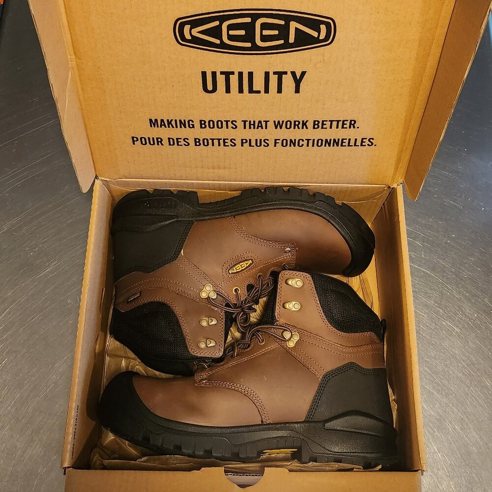 KEEN Men's Utility 6" Independence Waterproof Boot | Size 11.5